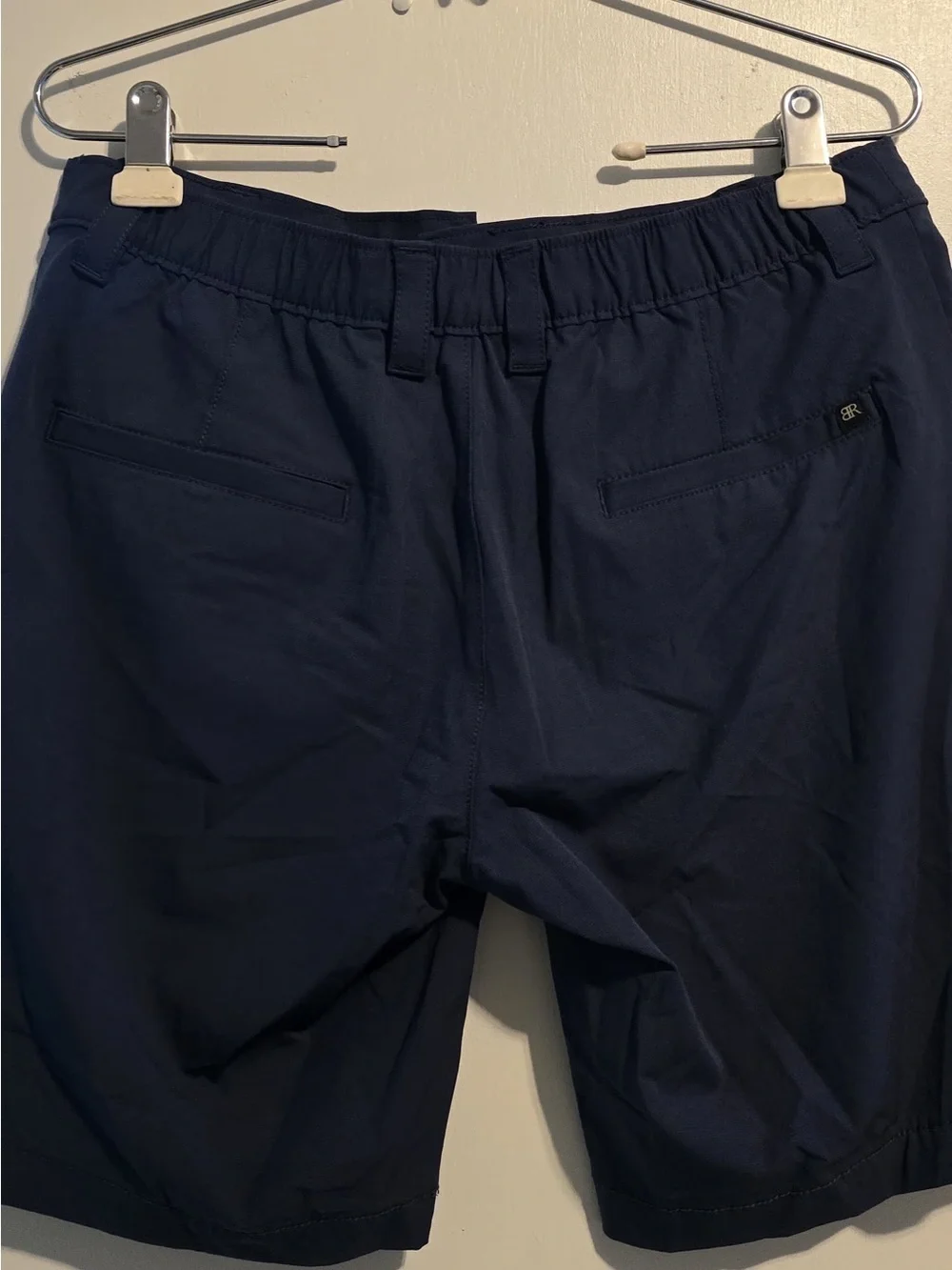 Banana Republic Men's Navy Flat-Front Shorts